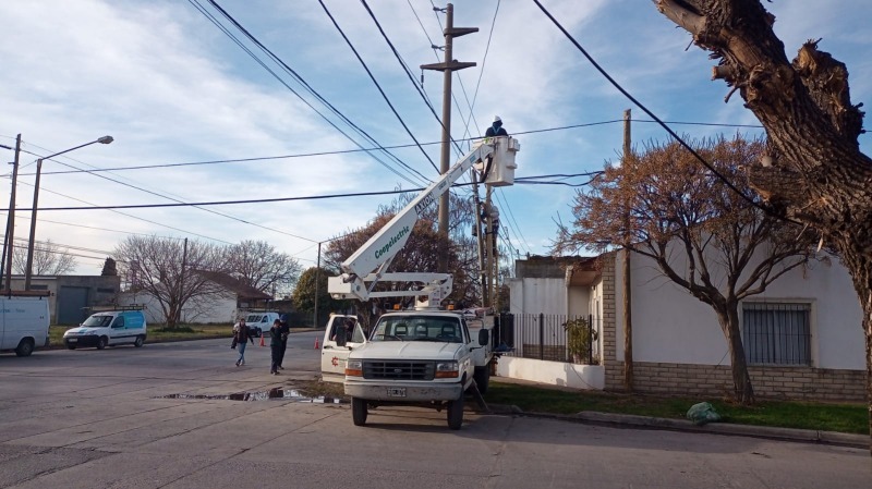 Barrios sin luz por un corte de energ�a el�ctrica